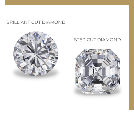 Brilliant Cut vs. Step Cut Diamonds