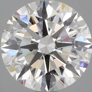 3.46-Carat Round Shape Lab Grown Diamond