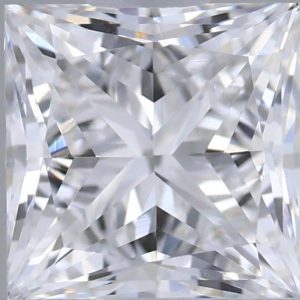 0.5-Carat Princess Shape Lab Grown Diamond