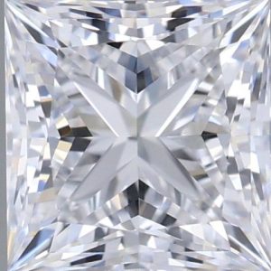 1.0-Carat Princess Shape Lab Grown Diamond