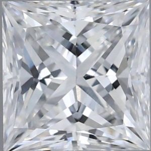 0.45-Carat Princess Shape Lab Grown Diamond