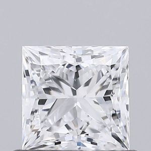 0.66-Carat Princess Shape Lab Grown Diamond