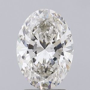 2.87-Carat Oval Shape Lab Grown Diamond