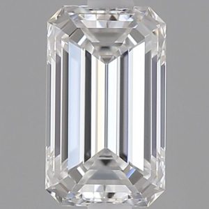 0.42-Carat Emerald Shape  Diamond