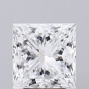 2.92-Carat Princess Shape Lab Grown Diamond