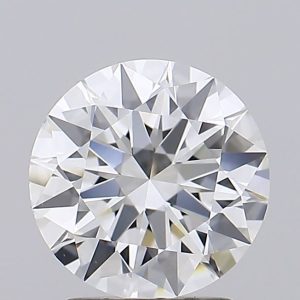 2.01-Carat Round Shape Lab Grown Diamond