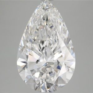 4.71-Carat Pear Shape Lab Grown Diamond