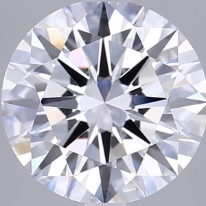 2.92-Carat Round Shape Lab Grown Diamond