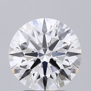3.07-Carat Round Shape Lab Grown Diamond
