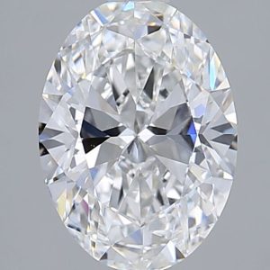 2.0-Carat Oval Shape Lab Grown Diamond