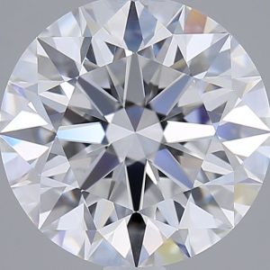 2.71-Carat Round Shape Lab Grown Diamond