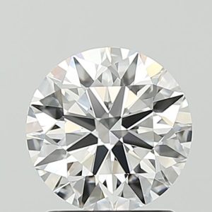 1.36-Carat Round Shape Lab Grown Diamond