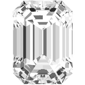 0.55-Carat Emerald Shape  Diamond