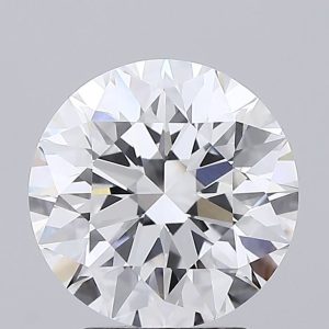 2.61-Carat Round Shape Lab Grown Diamond