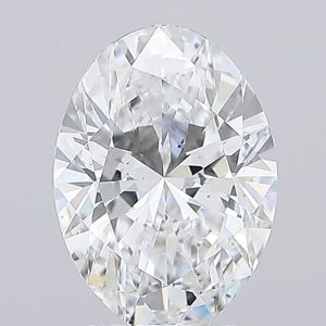 3.59-Carat Oval Shape Lab Grown Diamond
