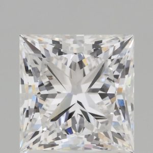 2.04-Carat Princess Shape Lab Grown Diamond