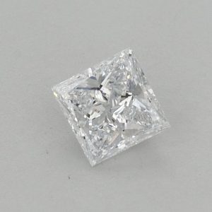 0.38-Carat Princess Shape Lab Grown Diamond