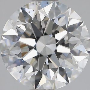2.01-Carat Round Shape Lab Grown Diamond