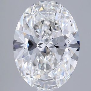3.28-Carat Oval Shape Lab Grown Diamond
