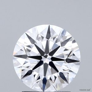 0.87-Carat Round Shape Lab Grown Diamond