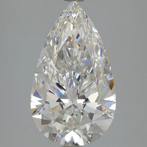 4.35-Carat Pear Shape Lab Grown Diamond