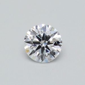 0.34-Carat Round Shape Lab Grown Diamond