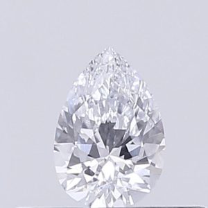 0.58-Carat Pear Shape Lab Grown Diamond