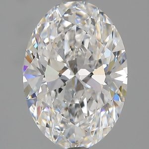 3.09-Carat Oval Shape Lab Grown Diamond