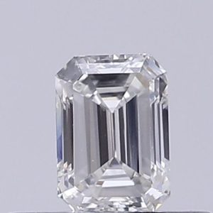 0.33-Carat Emerald Shape Lab Grown Diamond