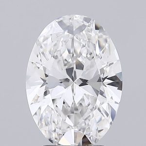 3.0-Carat Oval Shape Lab Grown Diamond