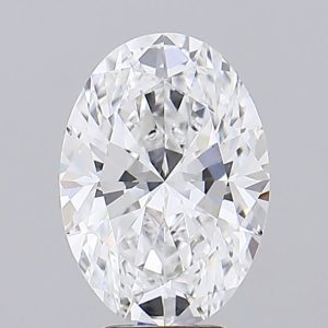 3.45-Carat Oval Shape Lab Grown Diamond