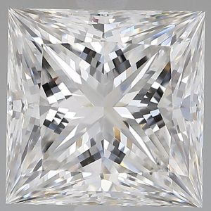 3.18-Carat Princess Shape Lab Grown Diamond