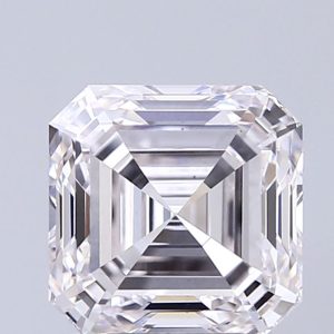 1.49-Carat Asscher Shape Lab Grown Diamond