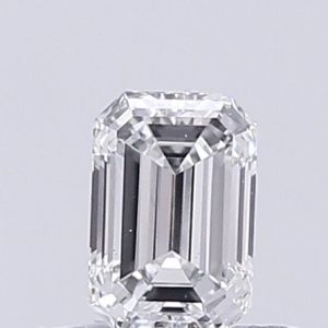 0.3-Carat Emerald Shape Lab Grown Diamond