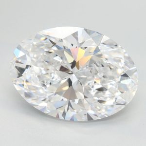 3.01-Carat Oval Shape Lab Grown Diamond