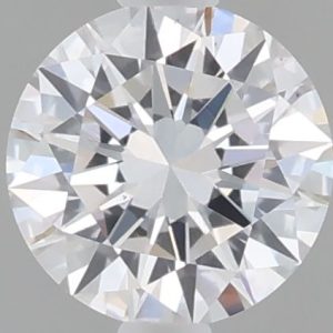 0.56-Carat Round Shape Lab Grown Diamond