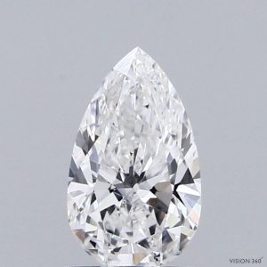 0.91-Carat Pear Shape Lab Grown Diamond