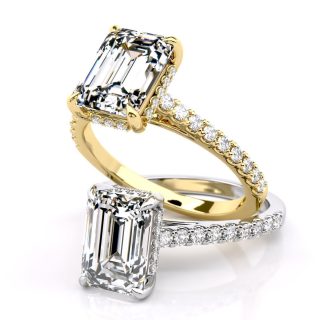 ✨ Unveiling our 1.5ct emerald-cut lab-grown diamond ring with a hidden diamond halo, IGI-certified for guaranteed quality. 💍 Available in 18kt yellow or white gold, experience sustainable luxury and timeless elegance. 💎 #LabGrownDiamonds #EmeraldCut #HiddenHalo #IGICertified #1_5CaratDiamond #YellowGold #WhiteGold #18ktGold #DiamondLab #EcoFriendlyJewelry #RingGoals #SustainableLuxury #EthicalEngagementRing